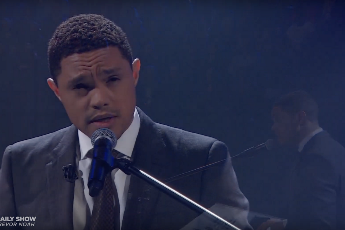 Trevor Noah Says Farewell to His Live Studio Audience With a Humorous Musical Tribute