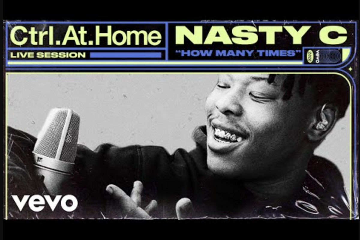 Watch Nasty C Perform ‘Palm Trees’ and ‘How Many Times’ on Vevo’s ‘Ctrl.At.Home’
