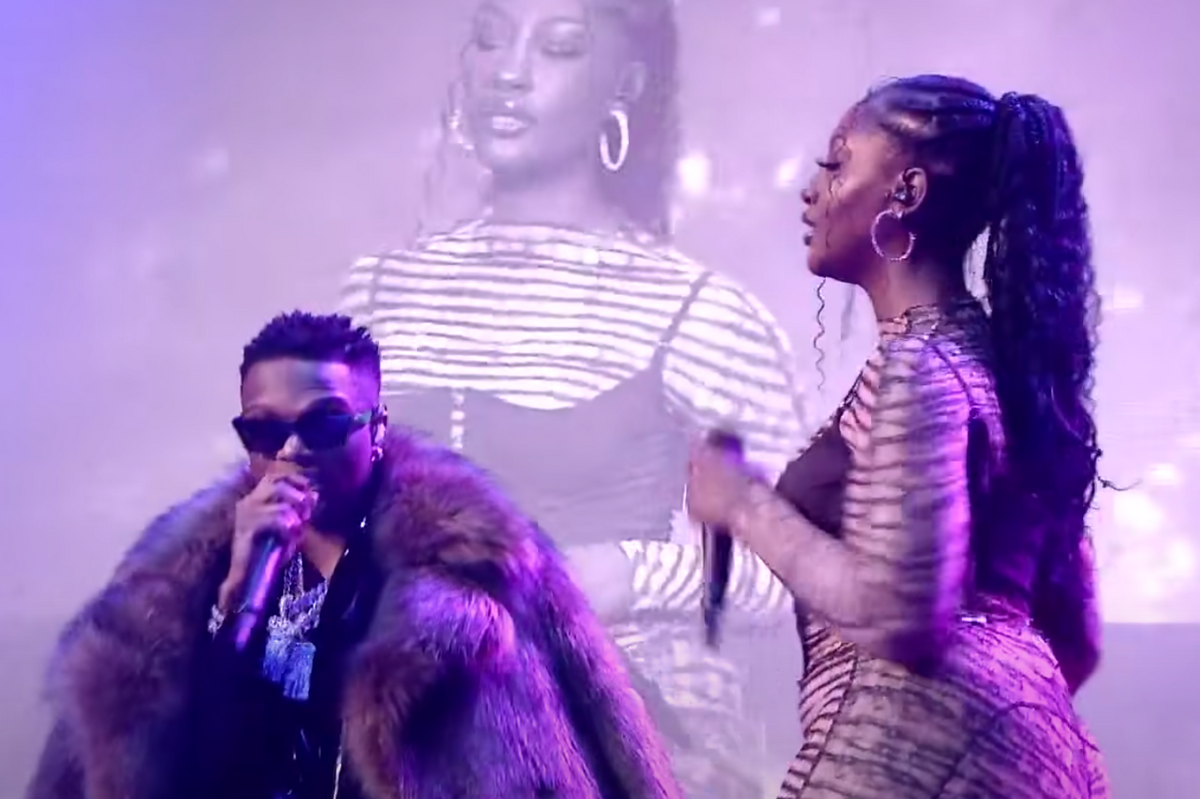 Watch Wizkid and Tems Perform Their Global Hit 'Essence' Live on Fallon