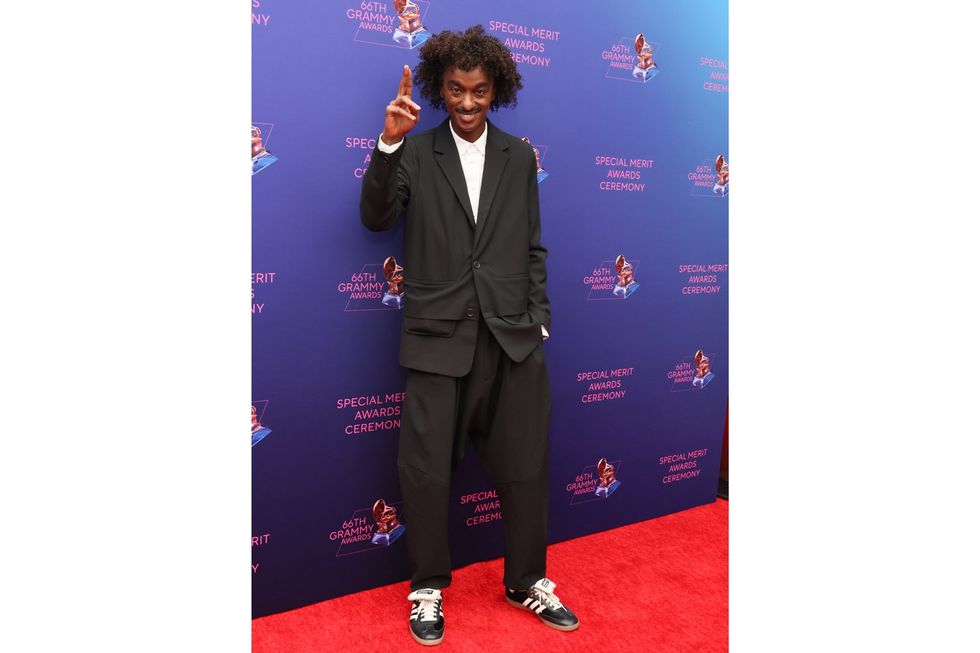 K'Naan attends The Recording Academy's 2024 Special Merit Awards Ceremony at Wilshire Ebell Theatre on February 03, 2024 in Los Angeles, California.