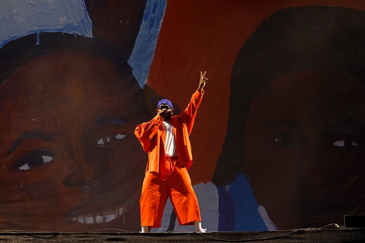 Kendrick Lamar performs during the 2023 Governors Ball Music Festival at Flushing Meadows Corona Park on June 11, 2023 in New York City. 