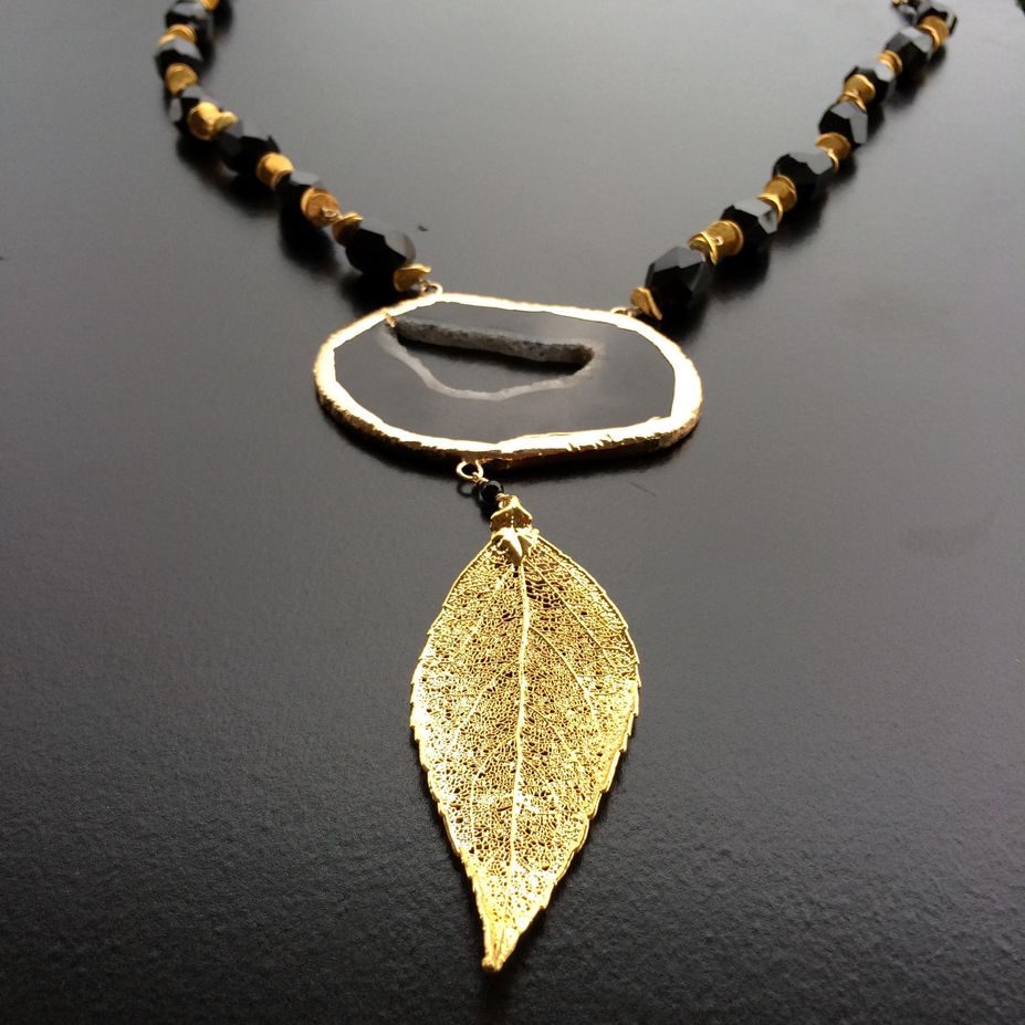 leaf necklace