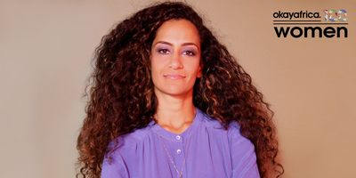 Malin Fezehai in purple shirt for 100 women