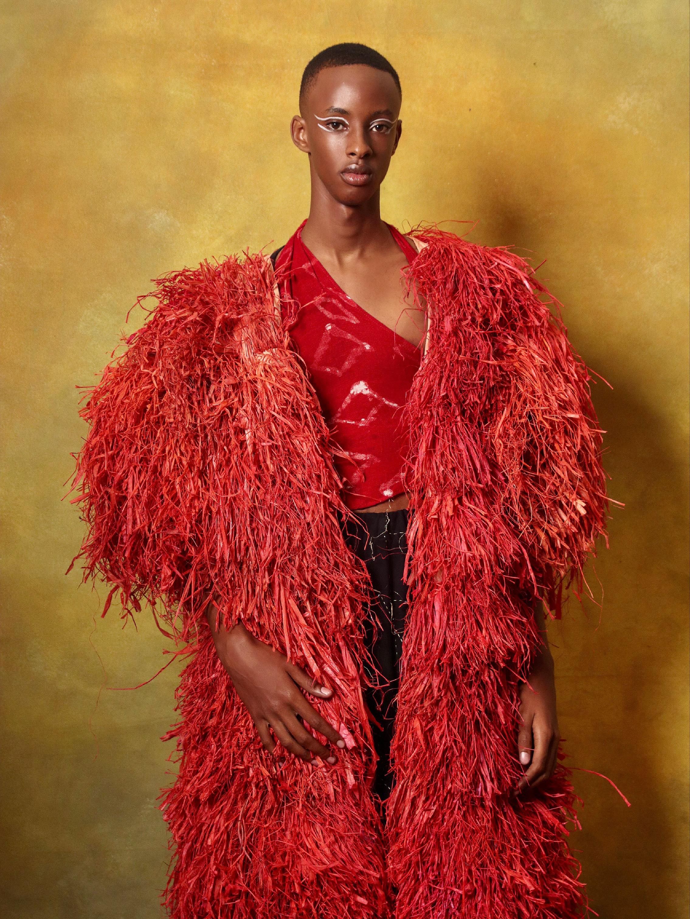 An image of model Ken Nzazi from Rwanda 