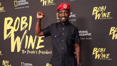Bobi Wine attends the National Geographic Documentary Films’ ‘Bobi Wine: The People’s President’ premiere and special performance at The Wallis Annenberg Center for the Performing Arts on July 25, 2023 in Beverly Hills, California. 