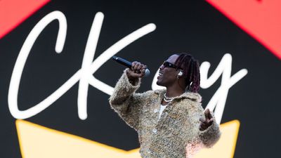 Chukwuka Ekweani better known by his stage name Ckay performs onstage during day one of Afro Nation Miami 2023 at LoanDepot Park on May 27, 2023 in Miami, Florida. 