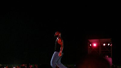 ​Davido performs in Lagos at Tafawa Balewa Square.