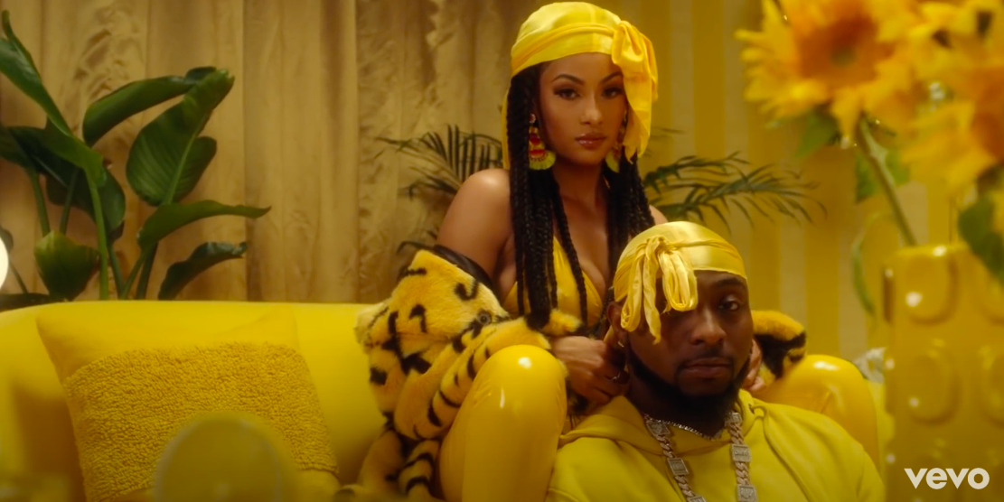 Davido and Summer Walker pictured above. 