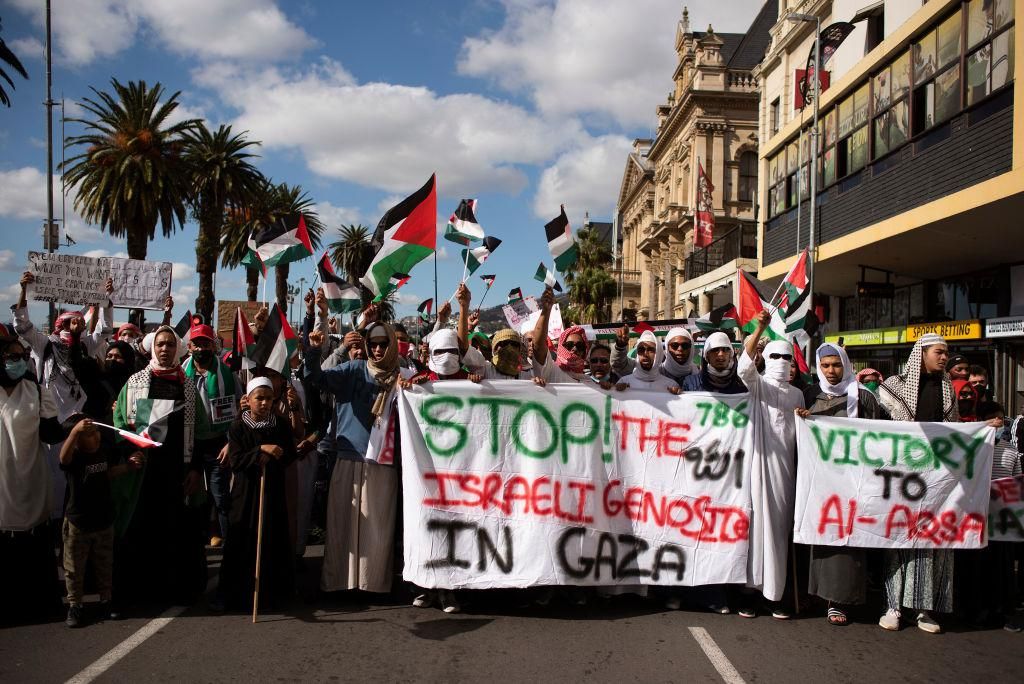Pro-Palestine protests. 