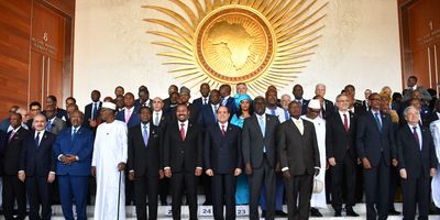 African Union Heads of State Summit in Addis Ababa. 