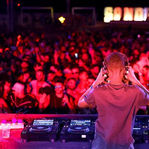 DJ set at Sandbox Festival in El Gouna, Egypt. 