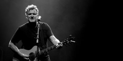 Johnny Clegg on stage black and white creative commons photo.