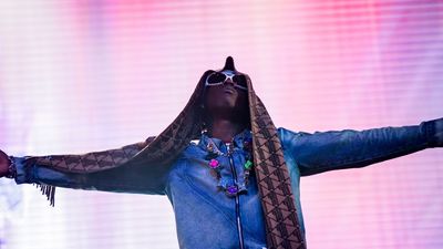 Nigerian singer, songwriter and rapper, Divine Ikubor, known as Rema performs on stage at the Primavera Sound in Porto.