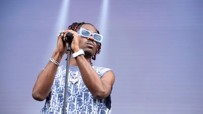 Nigerian singer-songwriter, CKay performs onstage during the Lollapalooza Paris Festival - Day Three on July 23, 2023 in Paris, France. 