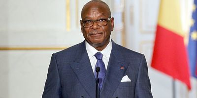 President Ibrahim Boubacar Keita pictured above. 
