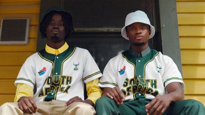 Promotional image of Mizizi’s new baseball jersey to mark Heritage Day 2023 in South Africa.