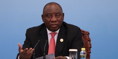 President Cyril Ramaphosa pictured above. 