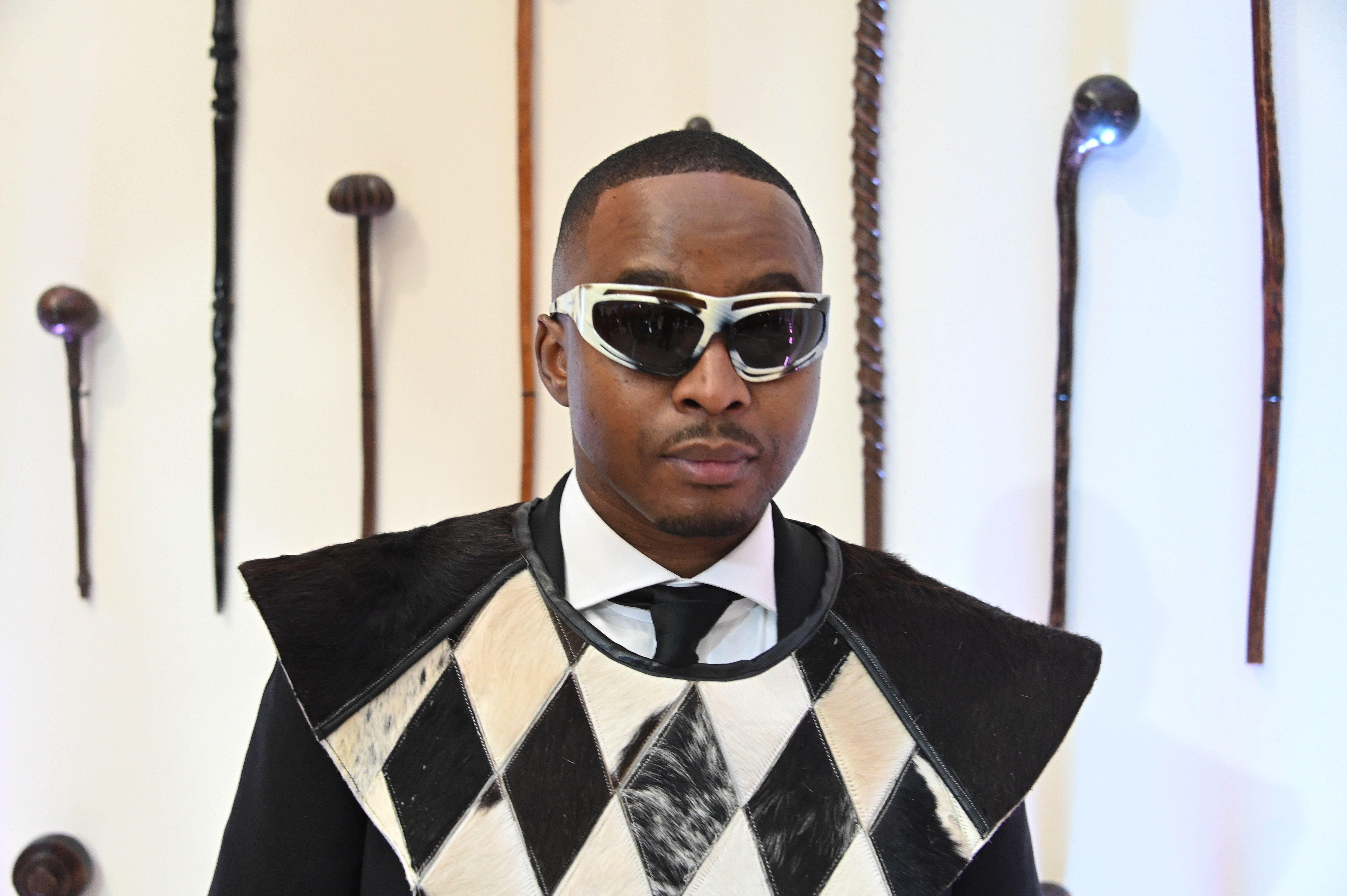 Trevor Stuurman poses with glasses on