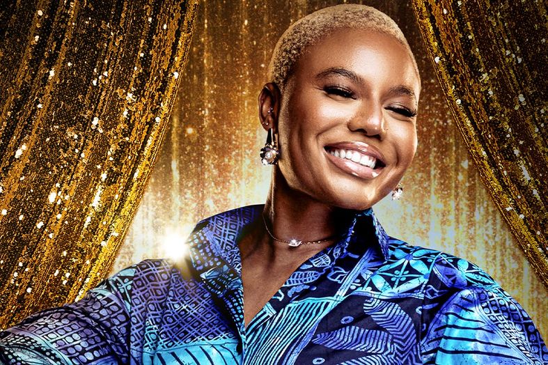 Nancy Isime in promotional poster for Prime Video\u2019s new miniseries She Must Be Obeyed