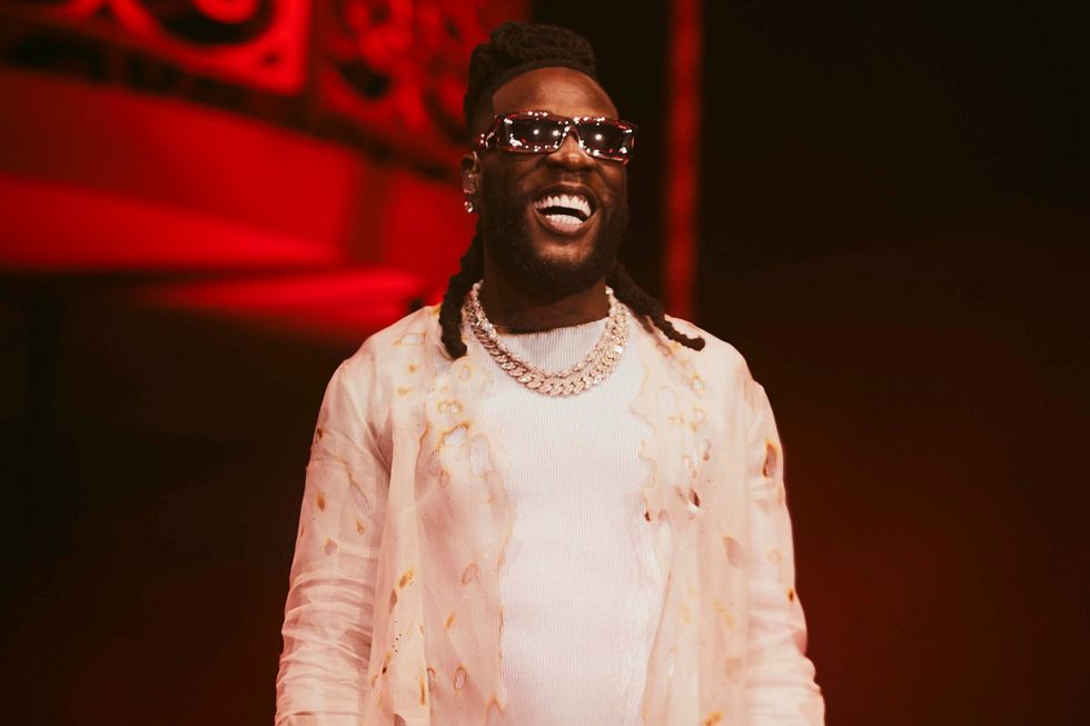 Nigerian singer Burna Boy makes history as the first African artist to headline a sold-out U.S stadium at New York's Citi Field on July 8, 2023.