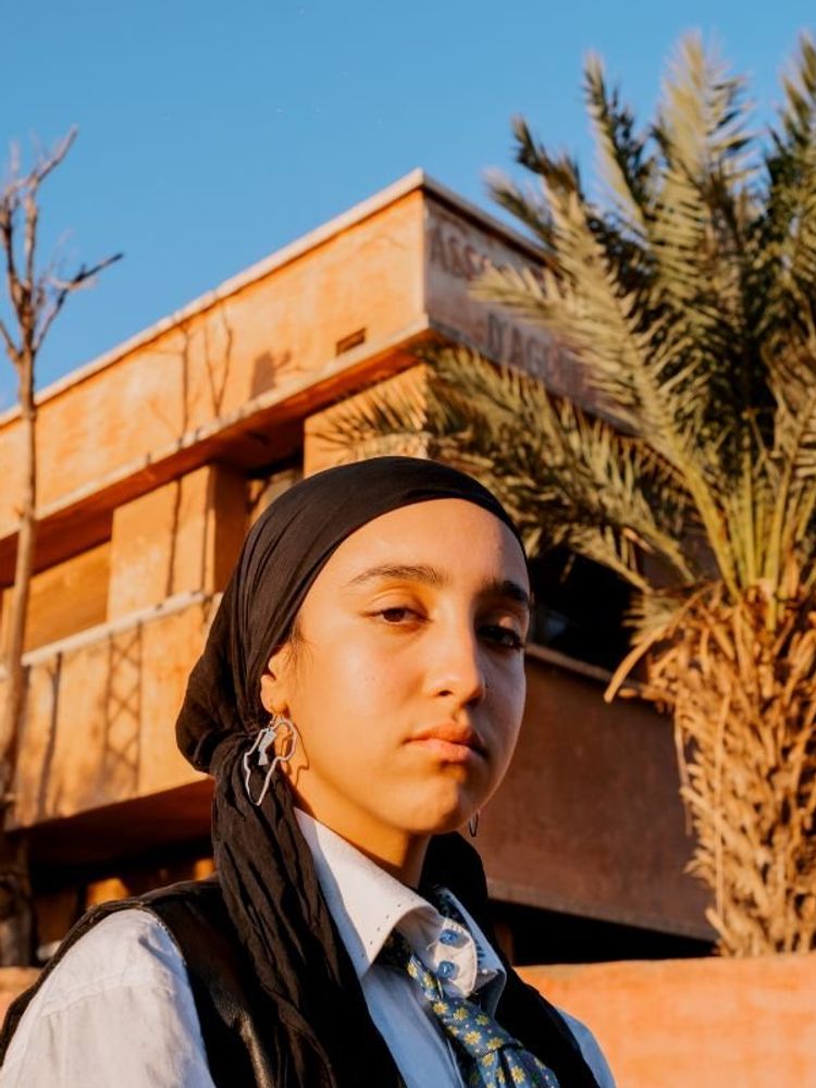 Photographer Zineb Koutten as seen in Marrakech, Morocco.