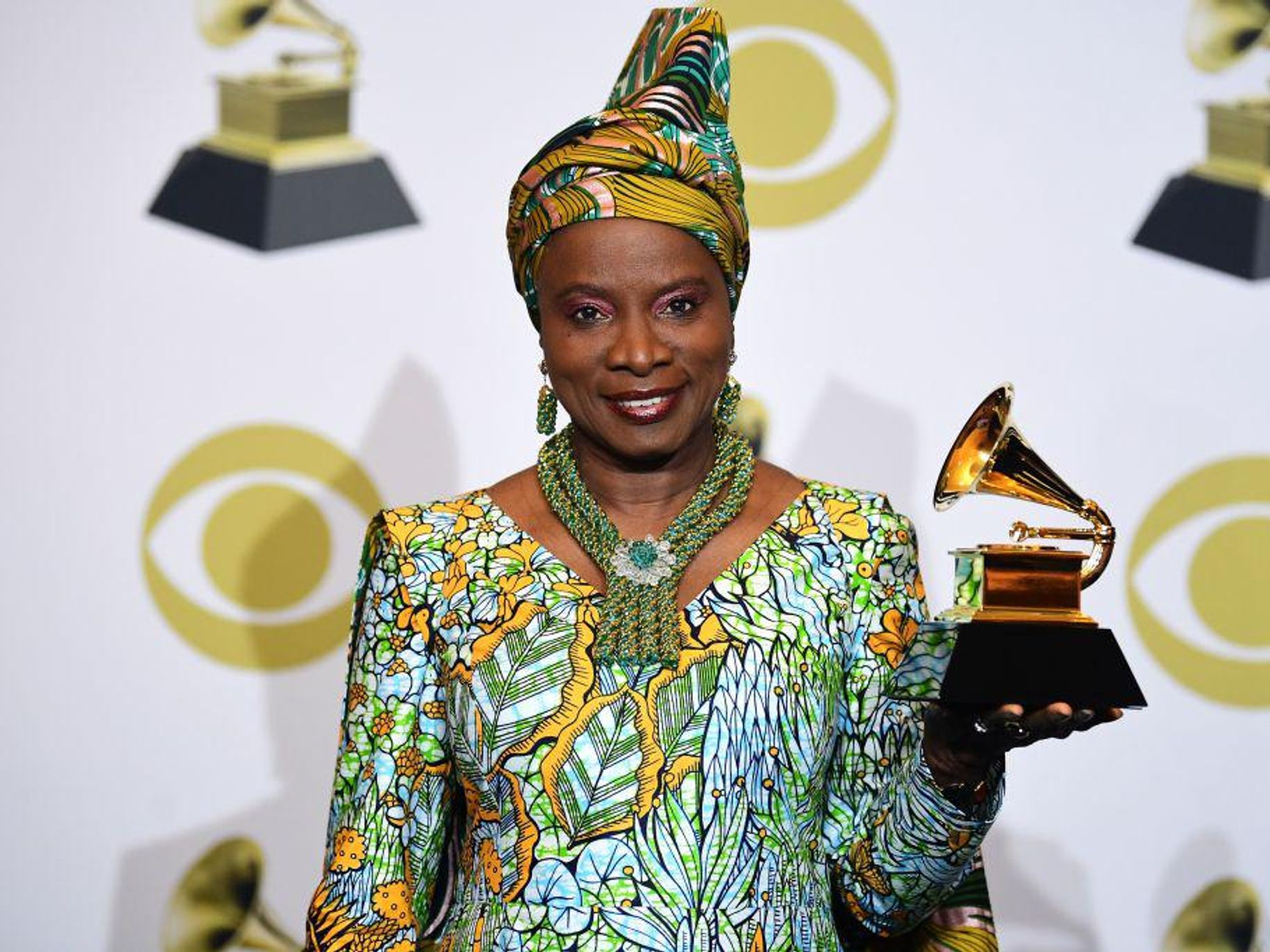 Pictured: Four-time Grammy-award winning Beninese singer Angelique Kidjo 