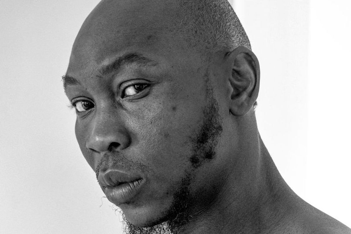 Portrait of Nigerian singer and musician Seun Kuti