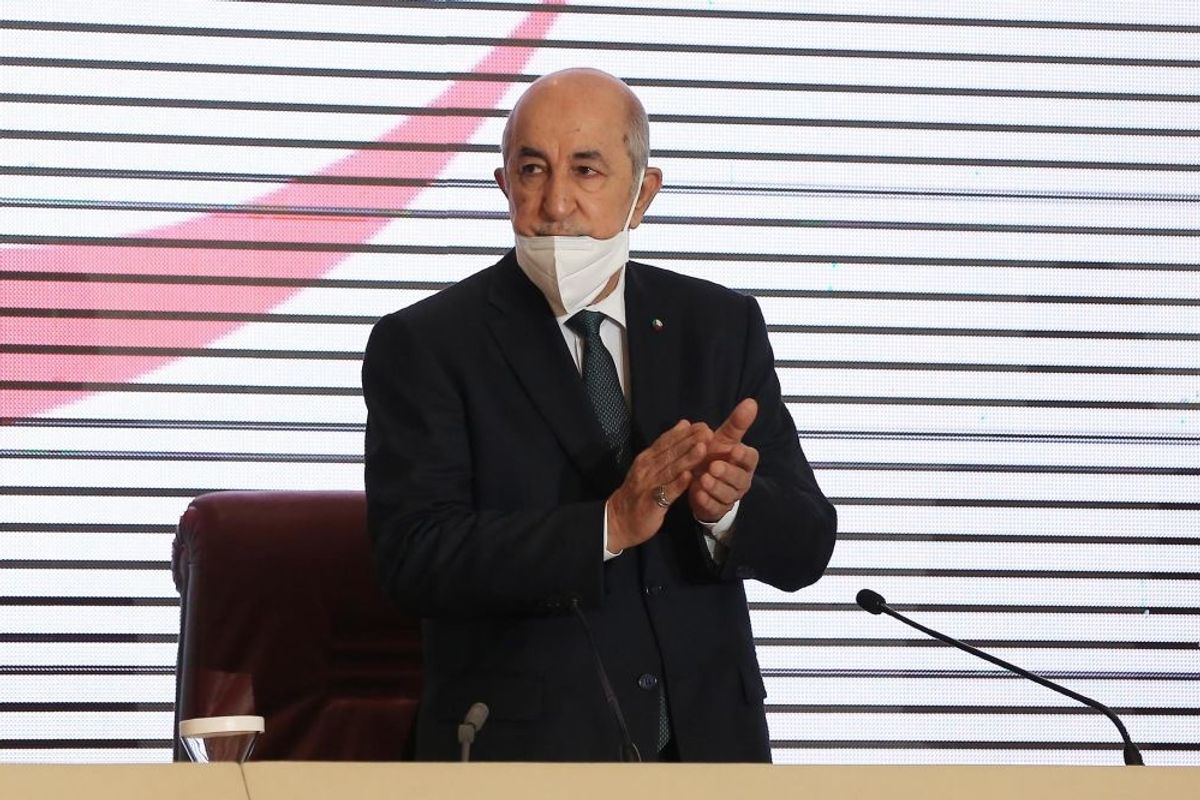 President Tebboune pictured above.