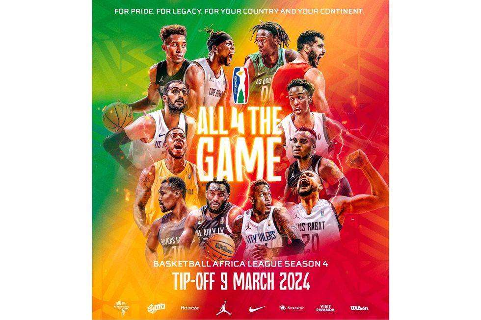 Promotional image for Basketball Africa League. 