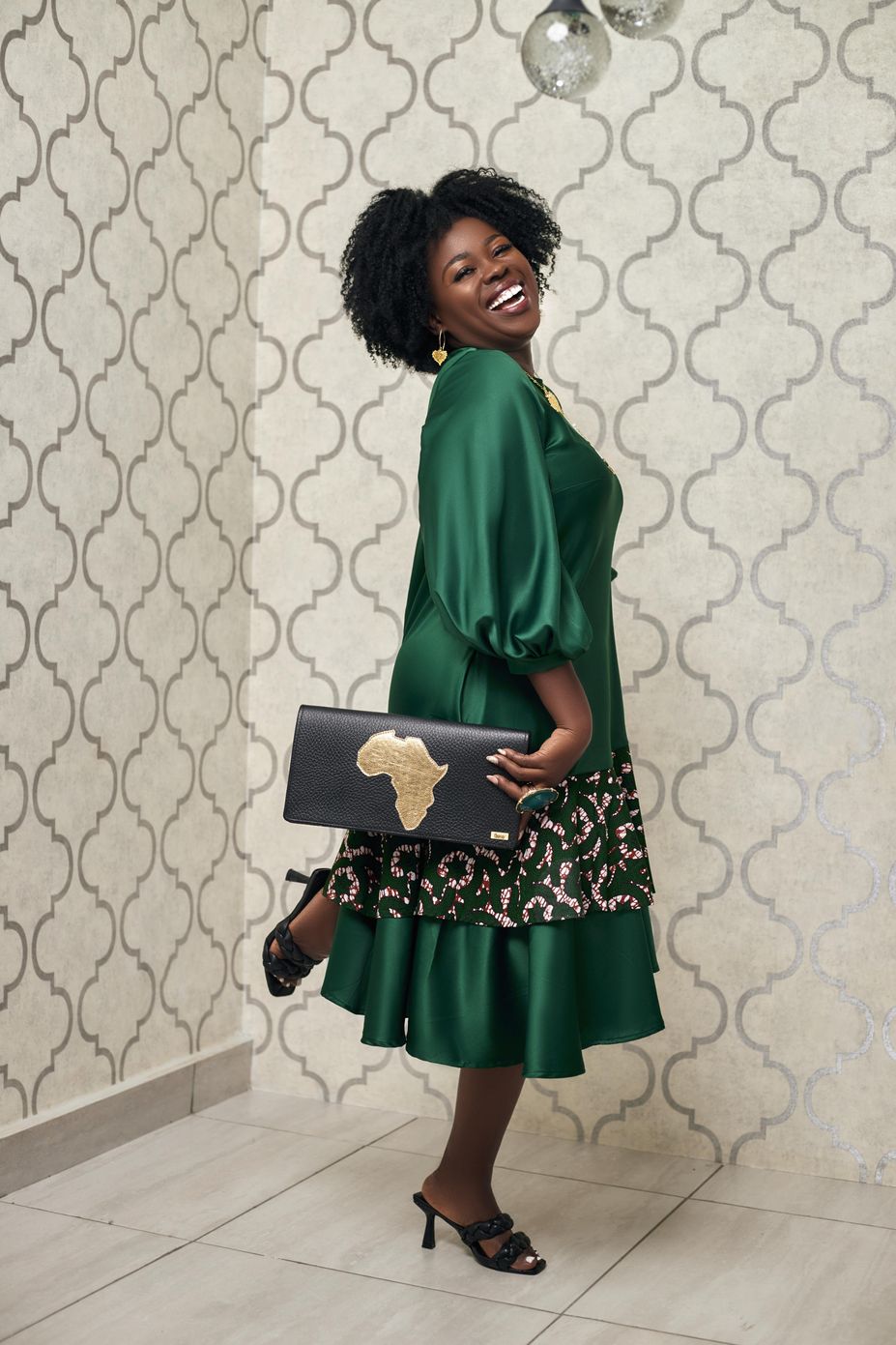 Ruby Buah green dress