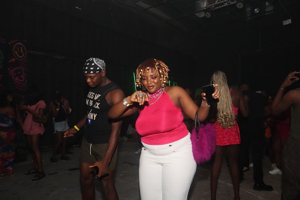 Sweat it Out party at Lagos Fashion Week 2023.