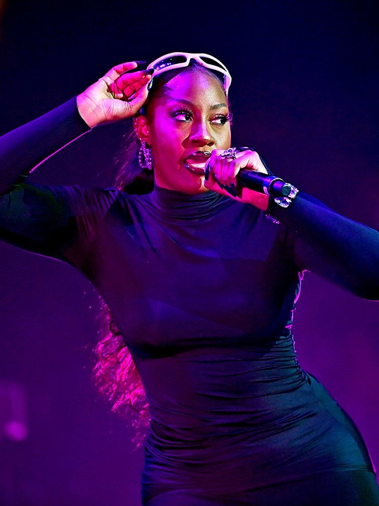 Tems performs onstage during Powerhouse NYC on October 29, 2022 in Newark, New Jersey.