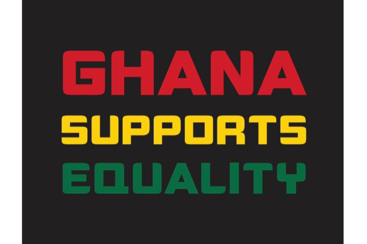 ​The graphic being used to post about #GhanaSupportsEquality on social media.