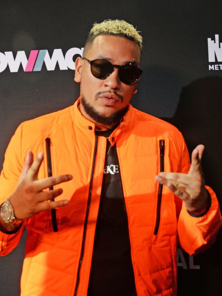 The late AKA poses on the red carpet of Comedy Central Roast of AKA held at Montecasino's Teatro, Fourways on February 21, 2019 in Johannesburg, South Africa.