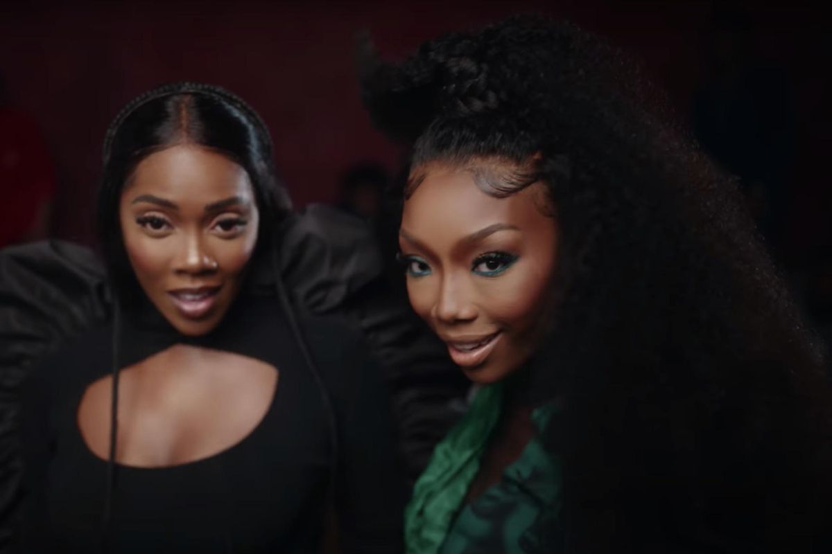 ​Tiwa Savage and Brandy in "Somebody's Son"