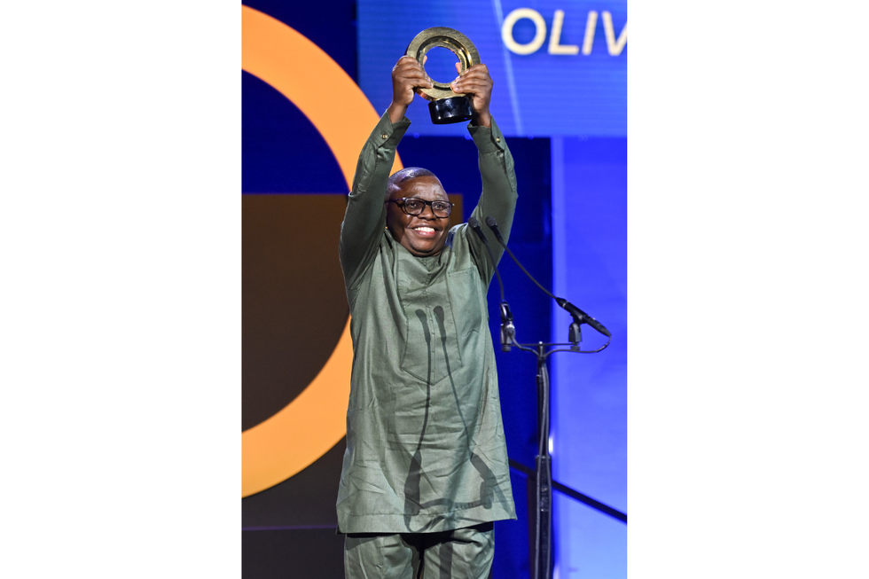 \u200bGlobal Citizen Award Recipient Olivier Bahemuke Ndoole onstage during Global Citizen Prize 2024 at Spring Studios on May 01, 2024 in New York City.