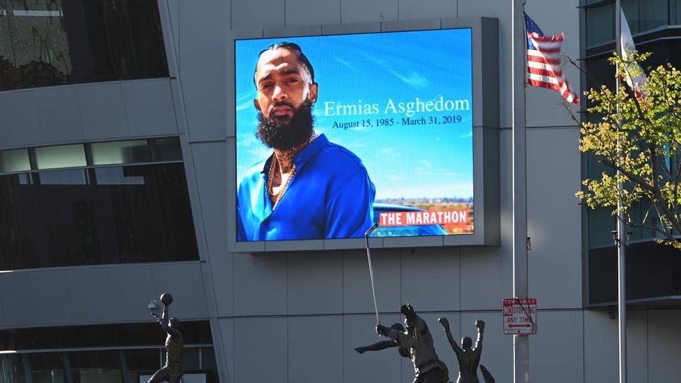 Watch an Eritrean Priest Read Scripture in Tigrinya at Nipsey Hussle's Memorial in LA
