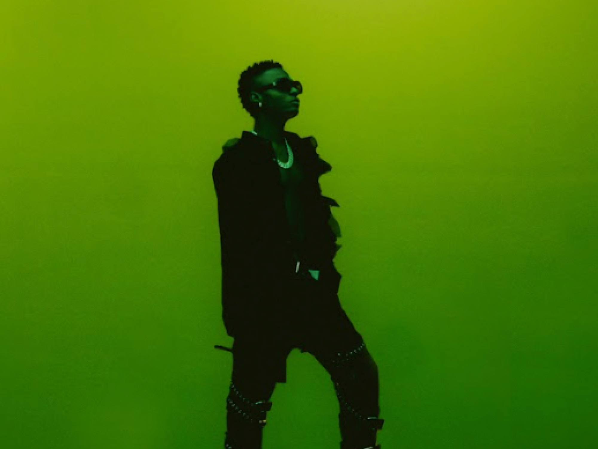 Wizkid in his latest music video for single 'True Love' 